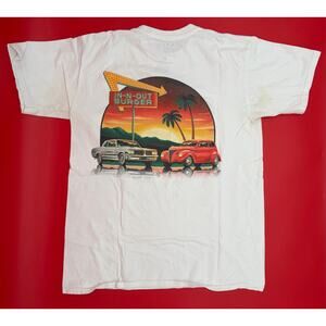 In-N-Out Burger California White T-Shirt Size Medium